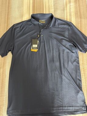 Men's Navy Short-Sleeve Performance Polo